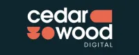 a logo for cedar wood digital
