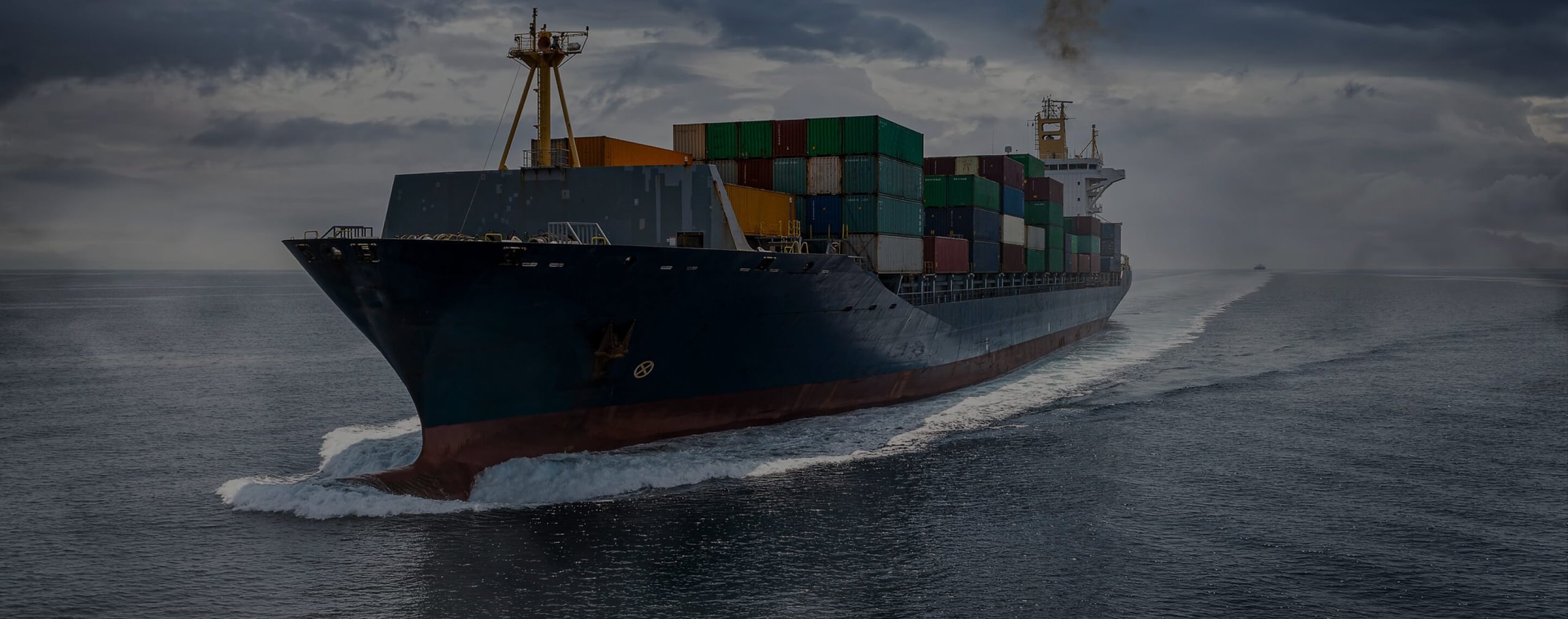 Cargo Ship on the Sea using heat exchangers